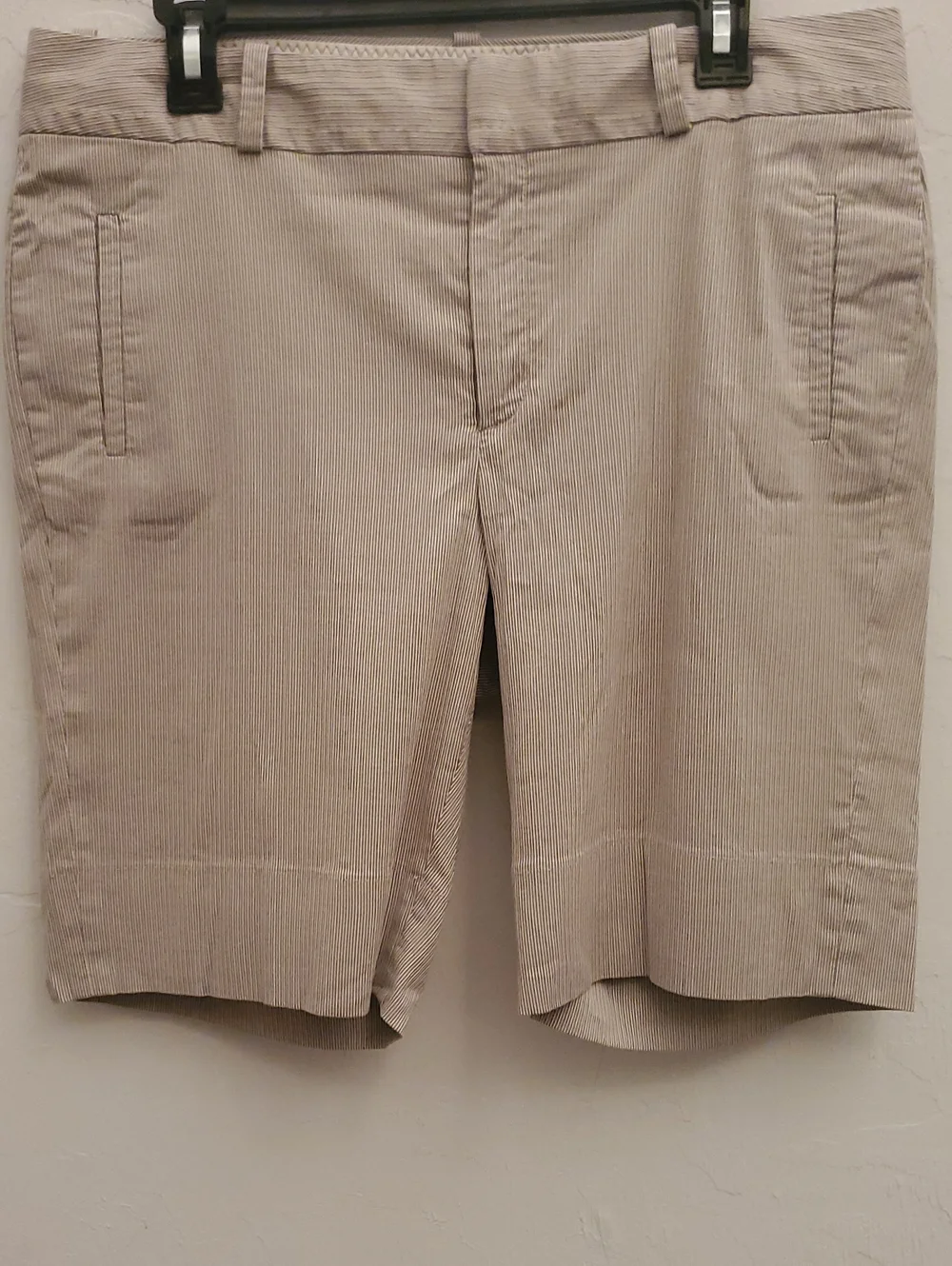 Banana Republic Martin Fit Stretch  Cotton Rayon Flat-Front Shorts 14